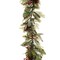 9 ft. Artificial Christmas Garland with Lights - Winter Frost